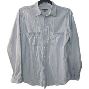 Citizens of Humanity Size Small‎ Light Blue Button Up Long Sleeve Pocket Shirt